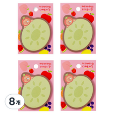 STUDIO EIGHT 造型水豚君甜點時間造型便條紙, 混合顏色, 8個, 20入