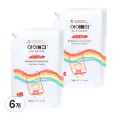 IVLY NATURE 嬰兒洗衣精 蓮花香 1.2L, 6個