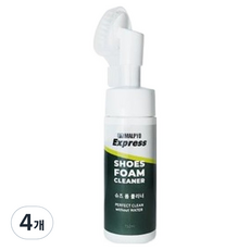 말표 슈즈 폼 클리너 폼브러쉬형, 150ml, 4개