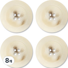 Button King 東大門鈕扣王 霧面大衣開襟衫鈕扣 30mm, 8個, Tell Me IV