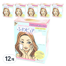 코튼라보 후아 퓨어 패팅 화장솜, 12개, 60개입