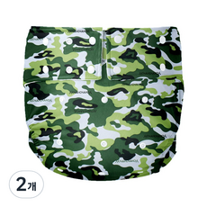 천 방수 바지 성인기저귀 10 밀리터리, 1개입, 2개