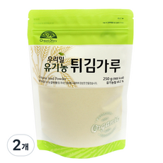 OrganicStory 유기농 튀김가루, 250g, 2개