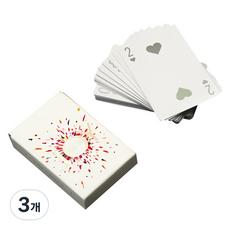 JOY 雷射撲克牌, 白色, 3個