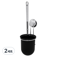 스파이더락 와이어 변기솔세트, 블랙, 2세트