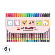 YOUNG ART 彩色簽字筆 24色, 單色, 6個