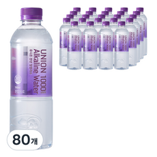 유니온천년알카리수, 500ml, 80개