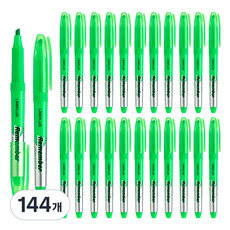 Lineplus Remember 螢光筆, 綠色, 144個