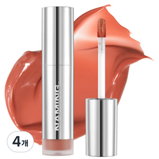 네이밍 듀이 글래스 립 틴트, 데어, 4.5g, 4개