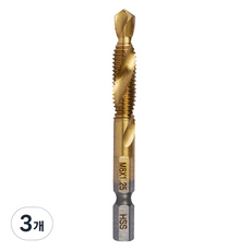 EX-POWER 鑽頭絲攻 M8 EDT-08, 3個