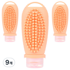 아이앤지마켓 파스텔 다용도 용기 10ml, 9개, 오렌지