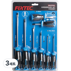 FIXTEC 家用手把螺絲起子 8種組 FHSD0801, 3組