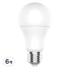 장수램프 멜리빙 벌브 LED 전구 8W 화이트, 주광색, 6개