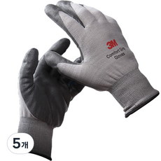 3M 冬季用刷毛Real Touch手套, 5個, 灰色