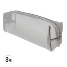 morning glory Bium 網眼筆袋 大型, 3個, 灰色