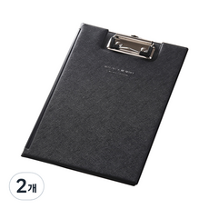 Donga PMS 皮革封面板夾 A4, 2個, 黑色