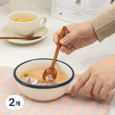 Sierre 木質甜點匙, 單一顏色, 2個