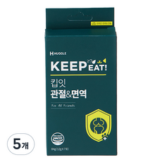 허글 반려동물 킵잇 영양제, 7회분, 뼈/관절강화, 5개