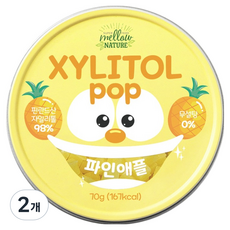 XYLITOLPOP 鐵盒鳳梨, 70g, 2個