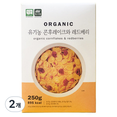 Yougaone 紅莓果玉米片, 250g, 2個