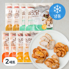 굽네 소스가 맛있는 닭가슴살 슬라이스 4종 세트(냉동), 120g, 8개입, 2개