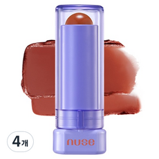 누즈 컬러 케어 립밤, 01 프렌치 누드, 4.3g, 4개