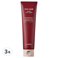 더샘 실크 헤어 리페어 컬 크림, 150ml, 3개