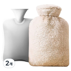 살림핏 持久保溫熱水袋 熱敷袋, 2個