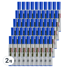 Lineplus Pentek 方形筆尖白板筆, 藍色, 100個