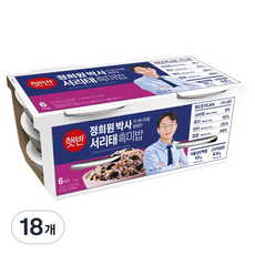 CJ Hetbahn 黑豆黑米飯, 18個, 210g