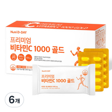 뉴트리디데이 프리미엄 비타민C 1000 골드, 150정, 6개