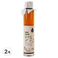 Chilkabnongsan 全芝麻香油, 2個, 200ml