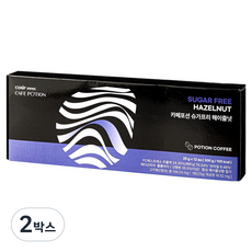 코엔에프 카페포션 슈가프리 헤이즐넛 캡슐커피, 25g, 12개입, 2박스