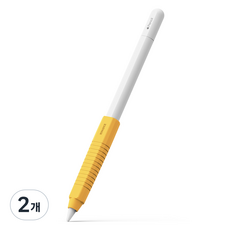 Ringke Apple Pencil 繪圖握筆器 保護套, 黃色, 2個