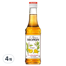 모닌 망고 시럽, 250ml, 4개