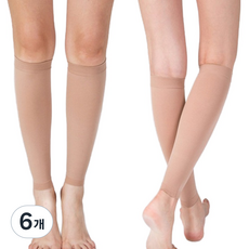 조이멀티 슬림밸런스 종아리 압박스타킹 밴드 스킨 2p, 6개, 종아리/무릎형