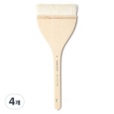 화홍산업 넓은붓 100 빽붓, 6호, 4개