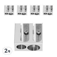 CARAN D'ACHE 瑞士卡達 雙孔鎂合金削鉛筆機 5入, 混色, 2個