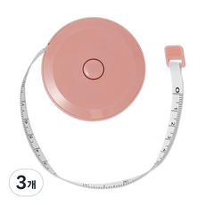 Meulaban 迷你捲尺 粉紅色, 150cm, 3個