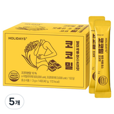 홀리데이즈 코코밀 발효 곡물 효소 초코맛 14p, 42g, 5개
