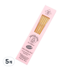 2.0mm 패브릭초크 리필심, 옐로우, 5개