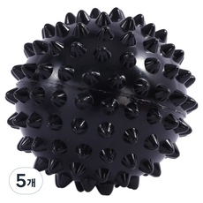 디미스 지압마사지 도치볼 9cm, 5개, 블랙