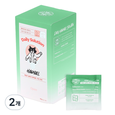 닥터펠리스 고양이 데일리 솔루션 트릿 영양제, 15회분, 헤어볼, 2개