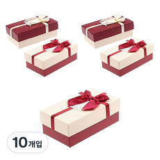 에이비엠코리아 리본 선물상자, 색상 랜덤, 10개입