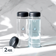 KAZT My Bottle 素色水瓶保溫杯 2入 + 貼紙套組, 水, 2套, 500ml