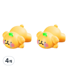 라벤티아 귀여운 강아지 피규어 타입8, 4개