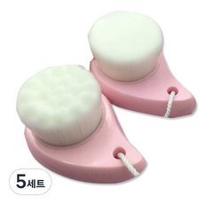 OON 모공 브러쉬 플랫형 + 엠보형, 핑크, 5세트