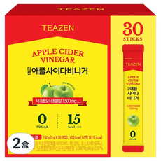 TEAZEN 茶禪 蘋果醋氣泡飲 30包, 150g, 2盒