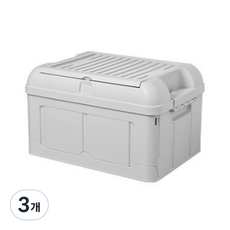 마이닝 하이커버 폴딩리빙박스, 그레이, 3개