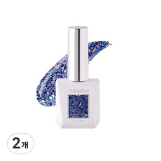 모스티브 스팽글 글리터 컬러 젤네일, MG-039 블루스팽글, 2개, 12g